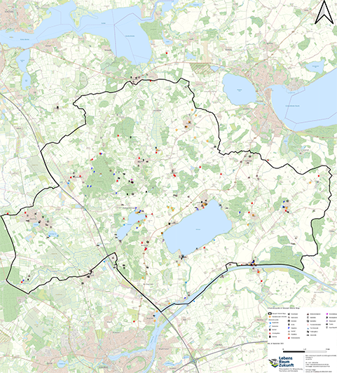 Karte 11_Infrastrukturpunkte_im_Naturpark_Hüttener_Berge
